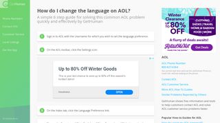 
                            7. How do I change the language on AOL? | How-To Guide - GetHuman