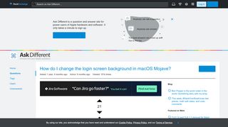 
                            6. How do I change the login screen background in macOS Mojave? - Ask ...