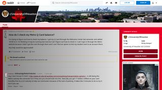 
                            3. How do I check my Metro Q Card balance? : UniversityOfHouston - Reddit