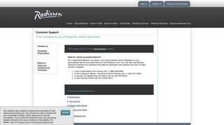 
                            10. How do I check my points balance? - Radisson Hotels