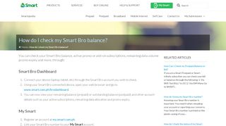 
                            4. How do I check my Smart Bro balance? - Smartopedia - Help ...