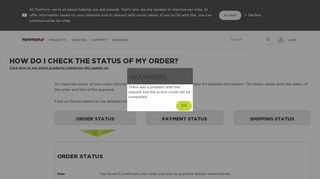 
                            4. How do I check the status of my order? - TomTom support