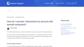 
                            4. How do I connect / disconnect my account with ... - Gyazo Support