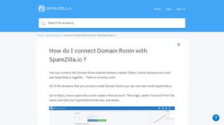 
                            8. How do I connect Domain Ronin with SpamZilla.io ? | SpamZilla Wiki