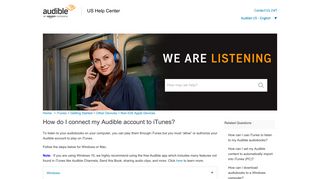 
                            13. How do I connect my Audible account to iTunes?