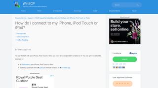 
                            1. How do I connect to my iPhone, iPod Touch or iPad? :: WinSCP
