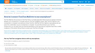 
                            13. How do I connect TomTom MyDrive to my smartphone? - Before 23:59 ...