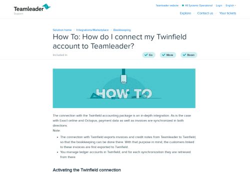 
                            13. How do I connect Twinfield to Teamleader? : Teamleader