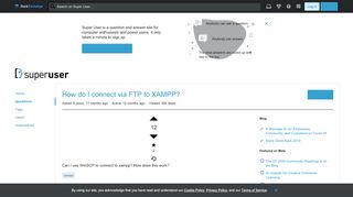 
                            8. How do I connect via FTP to XAMPP? - Super User