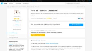 
                            11. How do I contact DressLink? — Knoji
