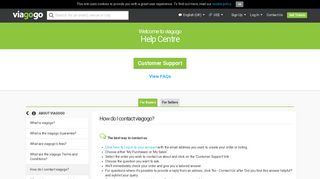 
                            5. How do I contact viagogo?