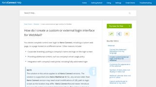 
                            4. How do I create a custom or external login interface for WebMail?
