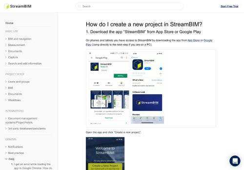 
                            3. How do I create a new project in StreamBIM? – Rendra