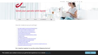 
                            4. How do I create an account and login | Bpost
