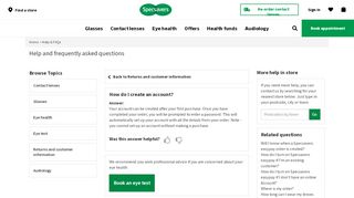 
                            4. How Do I Create An Account? | Specsavers Australia