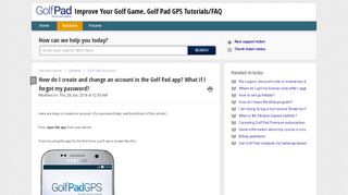 
                            3. How do I create and change an account in the Golf Pad app? What if ...