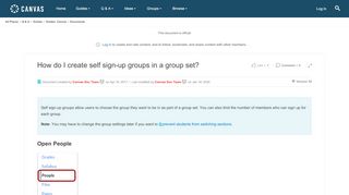 
                            10. How do I create self sign-up groups in a group ... | Canvas LMS ...
