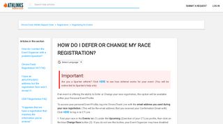 
                            6. How do I Defer or Change my Race Registration? – ChronoTrack ...