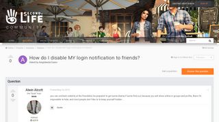 
                            10. How do I disable MY login notification to friends? - Viewers ...