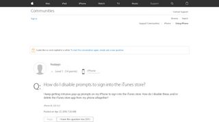 
                            1. How do I disable prompts to sign into the… - Apple Community ...