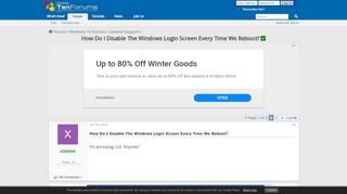 
                            6. How Do I Disable The Windows Login Screen Every Time We Reboot ...