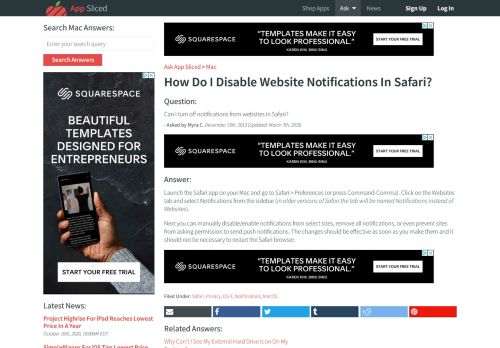 
                            12. How Do I Disable Website Notifications In Safari? - App Sliced