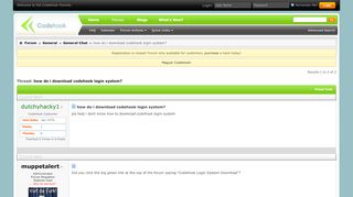 
                            2. how do i download codehook login system? - CodeHook Forums