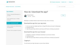 
                            13. How do I download the app? – Beekeeper Help Center