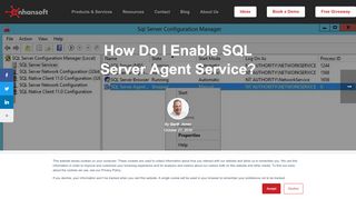 
                            10. How Do I Enable SQL Server Agent Service? | Enhansoft