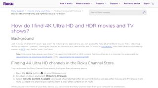 
                            10. How do I find 4K Ultra HD and HDR movies and TV shows? | Official ...