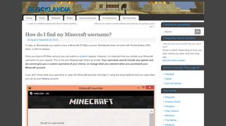 
                            13. How do I find my Minecraft username? – BLOCKLANDIA