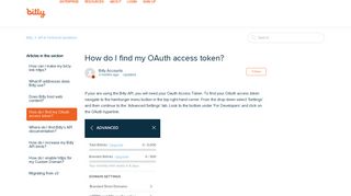 
                            4. How do I find my OAuth access token? – Bitly