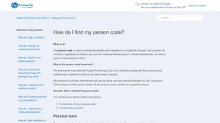 
                            9. How do I find my person code? – Kroger Rx Savings Club (RxSC)