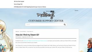 
                            5. How do I find my Steam ID? – Mabinogi