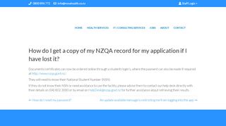 
                            6. How do I get a copy of my NZQA record for my application if I have ...