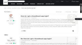 
                            2. How do I get a Soundtouch app login? - Bose Community