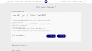 
                            3. How do I get Jio Prime benefits | Reliance Jio FAQs