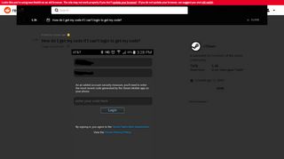 
                            11. How do I get my code if I can't login to get my code? : Steam - Reddit