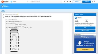 
                            8. How do I get my KeePass popup window to show at a reasonable size ...