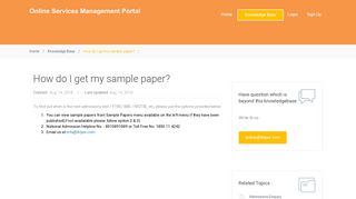 
                            2. How do I get my sample paper? - fiitjee login