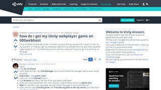 
                            12. how do i get my Unity webplayer game on 000webhost - Unity Answers