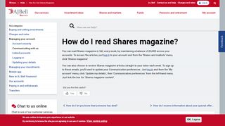 
                            7. How do I get Shares magazine? | AJ Bell Youinvest