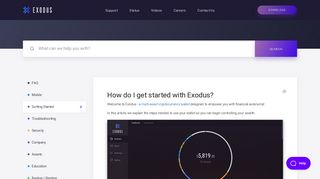 
                            1. How do I get started with Exodus? - Exodus Support - Exodus Wallet
