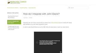 
                            12. How do I integrate with John Deere? – Farmers Business Network