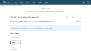 
                            12. How do I join a group as a student? | Canvas LMS Community