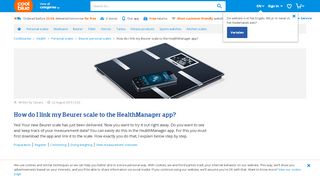 
                            5. How do I link my Beurer scale to the HealthManager app? - Before ...