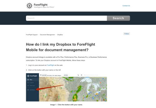 
                            9. How do I link my Dropbox to ForeFlight Mobile for document ...