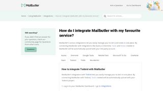 
                            12. How do I link my Mailbutler account to Wunderlist? | Mailbutler Support
