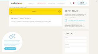 
                            2. How do I log in? | Colorland.com