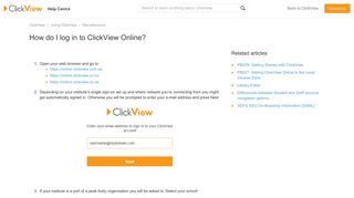 
                            3. How do I log in to ClickView Online? – ClickView